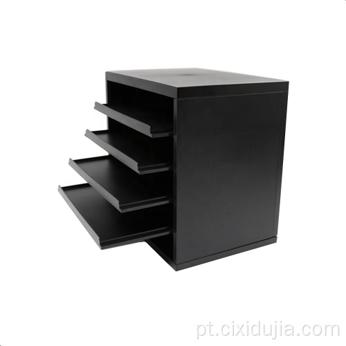 Organizador de mesa da caixa de armazenamento de arquivos multifuncional de 5 níveis